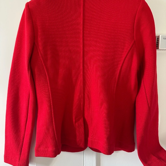 Whistles red knit blazer - Picture 3 of 5